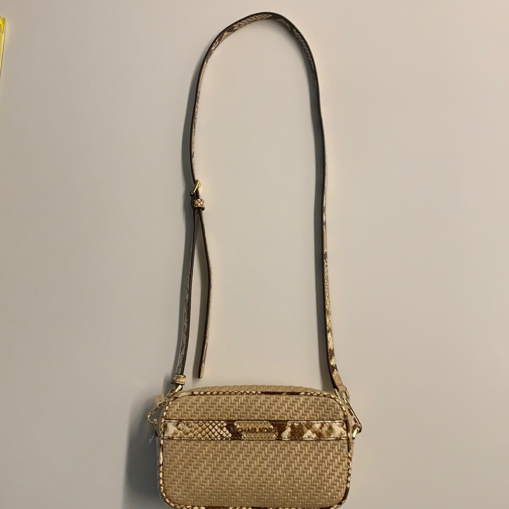 Woven Straw Michael Kors Crossbody